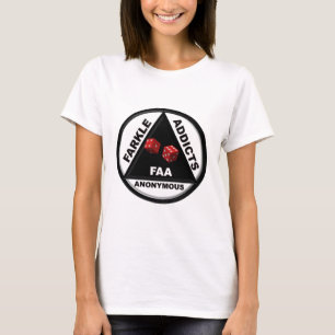 T-shirt Intoxiqués de Farkle anonymes (version 2010)