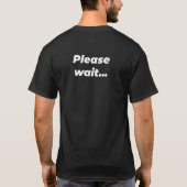T-shirt Introduction Chargement... | Funny Introvert Tee (Dos)