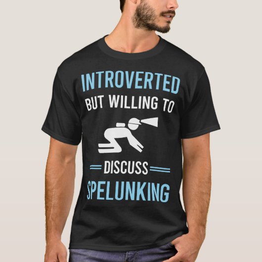 T-shirt Introduction Spelunking Spelunker Speleology (Devant)