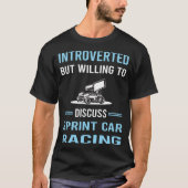 T-shirt Introduction Sprint Car Cars Racing (Devant)