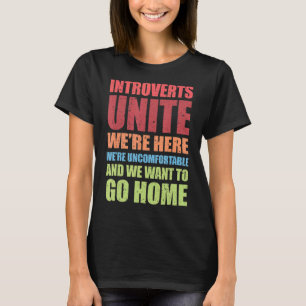 T-shirt Introduction Unite Nous sommes ici Nous sommes mal