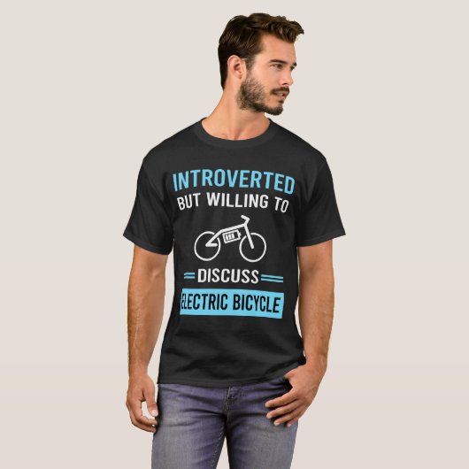 T-shirt Introduction Vélo électrique E vélo Ebike (Devant entier)
