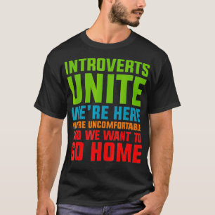 T-shirt Introduire Unite Dire Citation Inconfortable Rentr
