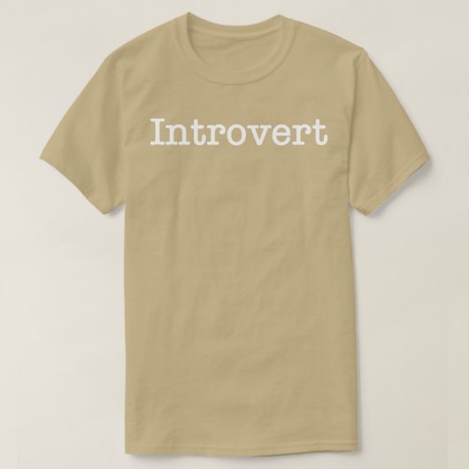T-shirt Introvert (Design devant)