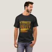 T-shirt Introvert But Willing To Discuss Space Shows (Devant entier)