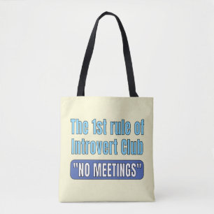 T-shirt Introvert Club Draagtas