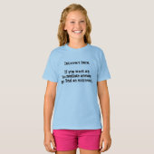 T-shirt Introvert ici (Devant entier)