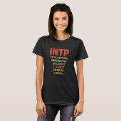 T-shirt Introvert Intp Intellectuel Imaginatif Réservé V (Devant entier)
