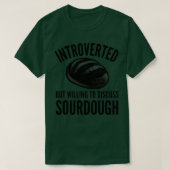 T-shirt Introvert Sourdough Baker (Design devant)