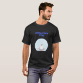 T-shirt Introvert Time Calm Meditation Illustration T-Shir (Devant entier)