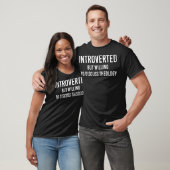 T-shirt Introverted But Willing To Discuss Theology Premiu (Unisexe)