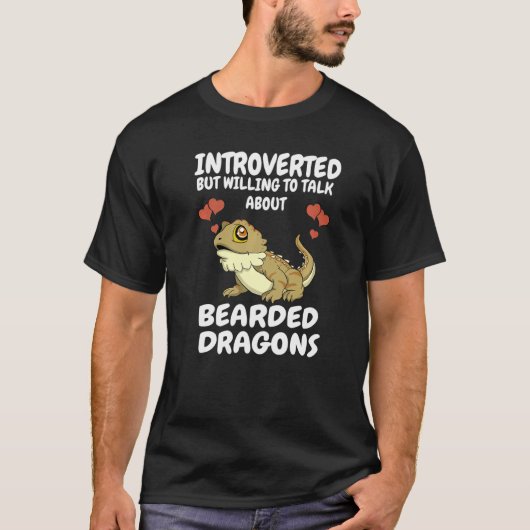 T-shirt Introverted But Willing To Talk About Bearded Drag (Devant)
