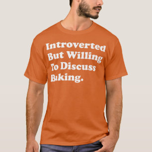 T-shirt Introverted Mais Prêt À Discuter De La Cuisson