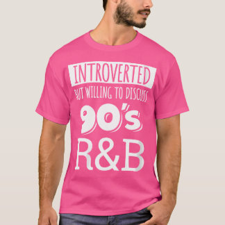 T-shirt Introverted Mais Prêt À Discuter Du Fa De Musique 