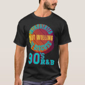 T-shirt Introverted, mais prêt à discuter R&B Retro des an (Devant)