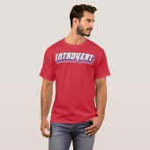 T-shirt Introverti 2 (Devant entier)