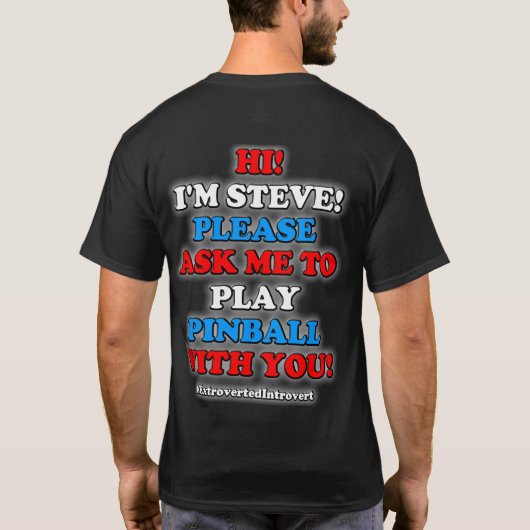 T-shirt introverti Extroverted (Dos)