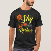 T-shirt Introverti lié à l'introduction inspirée par la so (Devant)