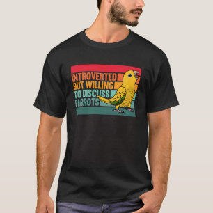 T-shirt Introverti Mais Les Perroquets Golden Conure