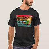 T-shirt Introverti, mais perroquets vert Jouer Aiguille Co (Devant)