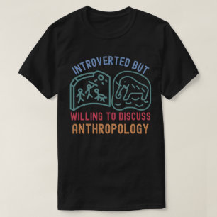 T-shirt Introverti Mais Prêt à Discuter d'Anthropologie
