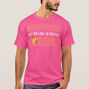 T-shirt Introverti Mais Prêt à Discuter Parkour
