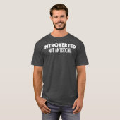 T-shirt Introverti non antisocial (Devant entier)