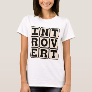 T-shirt Introverti, Trait de Personnalité