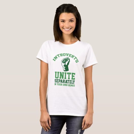 T-shirt Introverties Unite (Devant entier)