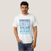T-shirt Introverties Unite (Devant entier)