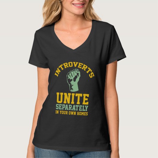 T-shirt Introverties Unite (Devant)