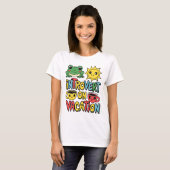 T-shirt Introvertir le mode vacances pour femmes (Devant entier)