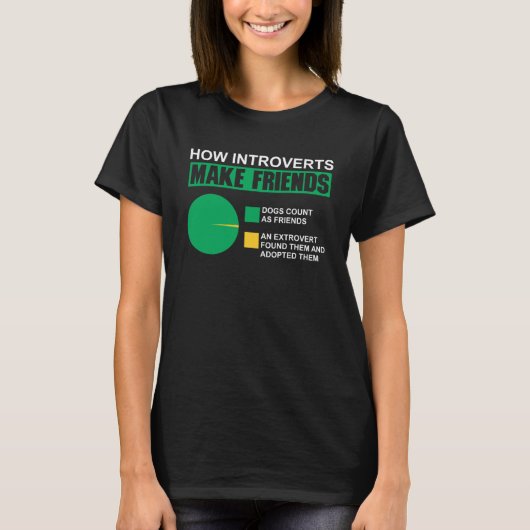 T-shirt Introvertir Les Faits Anti-Social Introduction Pou (Devant)