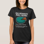 T-shirt Introvertir Les Faits Anti-Social Introduction Pou (Devant)