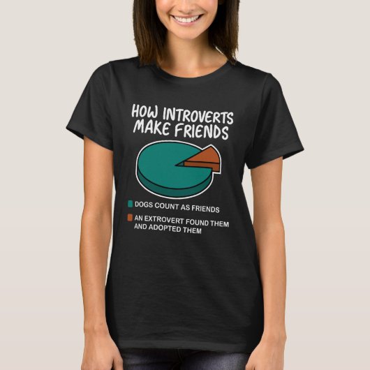 T-shirt Introvertir Les Faits Anti-Social Introduction Pou (Devant)