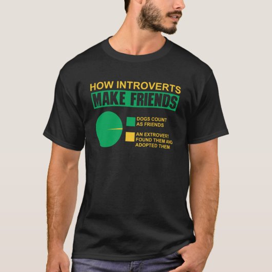 T-shirt Introvertir Les Faits Anti-Social Introduction Pou (Devant)