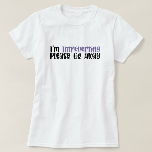 T-shirt Introvertis (Design devant)