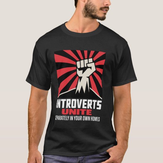 T-shirt Introvertis unissez-vous (Devant)