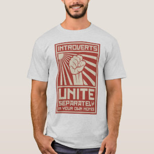 T-shirt Introverts unissent séparément dans vos propres