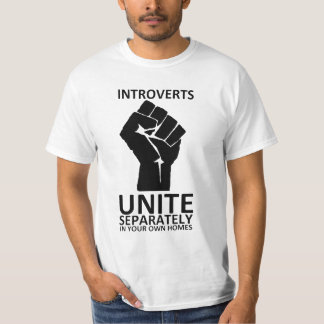T-shirt Introverts unissent séparément dans votre chemise