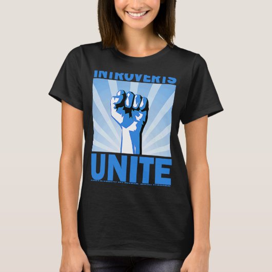T-shirt Introverts Unite Separately In Their Own Homes Ret (Devant)