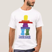 T-shirt Inukshuk en couleur (Devant)
