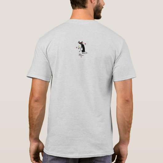 T-shirt Inutile comme le T dans Pinot Grigio Funny Wine (Dos)
