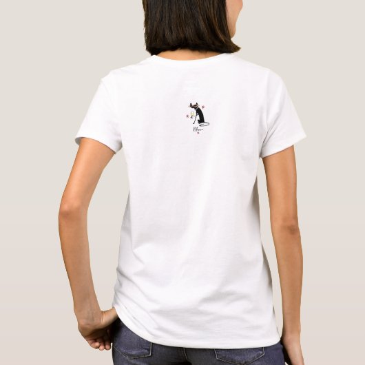 T-shirt Inutile comme le T dans Pinot Grigio Funny Wine (Dos)