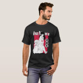 T-shirt Inuyasha Kagome Assis À Inuyasha (Devant entier)