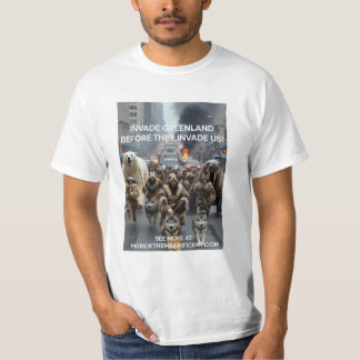 T-shirt 'Invadeer Groenland'