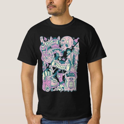 T-shirt Invader zim classique (Devant)