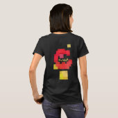 T-shirt Invaders contre Tetris (Dos entier)