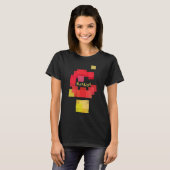 T-shirt Invaders contre Tetris (Devant entier)