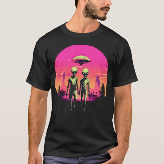 T-shirt Invasion Alien (Devant)